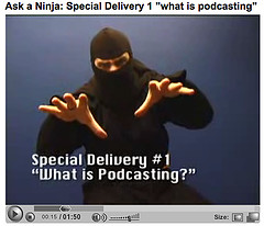 Ask a Ninja : What is Podcasting?